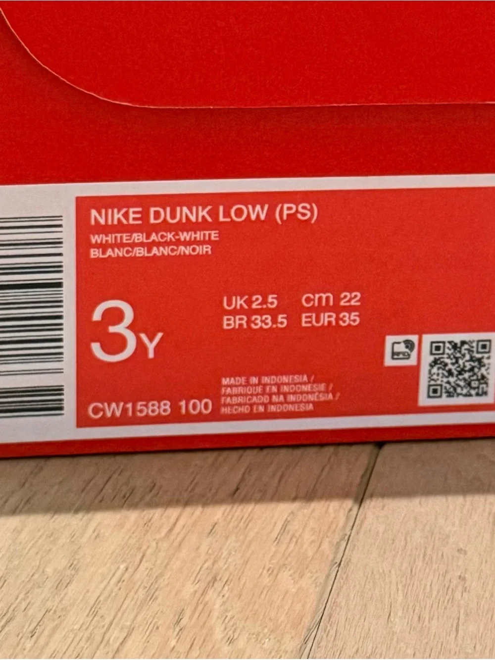 Nike Kids Dunk Low Sneakers 3Y